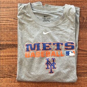 Mets Baseball Short Sleeve T-Shirt Nike Dri-Fit Men’s XL
